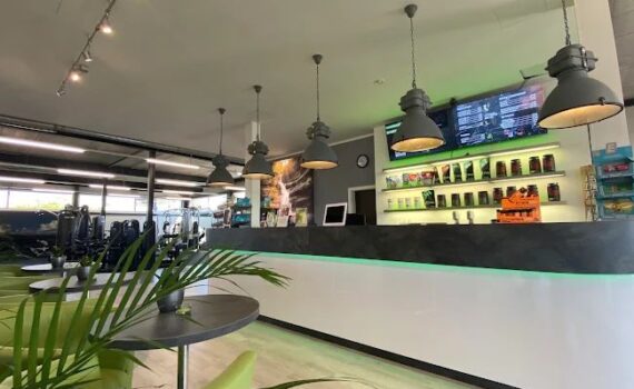 Moderne Bistro Bereich im Vitadrom Gescher.